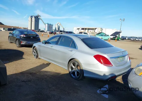 2015 Mercedes-Benz S 550 4Matic из США, поврежденный, VIN WDDUG8FB8FA161337